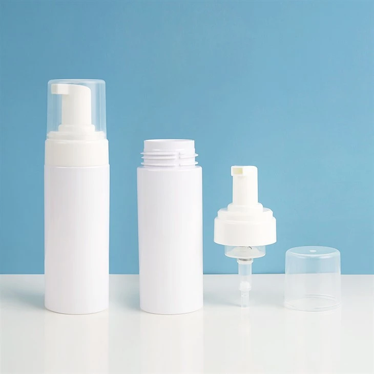 PET Plastic Facial Cleanser Mousse Foam Soap Pump Bottles